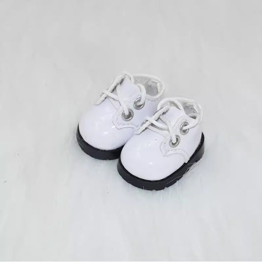 Labubu Lace-Up Leather Shoes – Handmade Footwear for 17CM/6.7IN Dolls