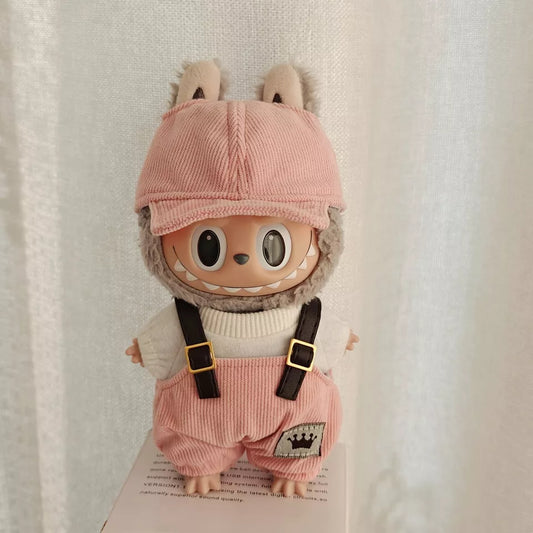 LABUBU Clothes The Monsters Plush Doll Handmade Clothes Set No Toys for 17CM/6.7IN Dolls