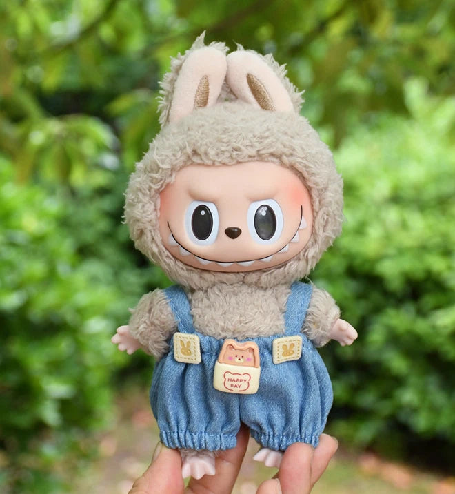 LABUBU Clothes The Monsters Plush Doll Handmade Clothes Set No Toys for 17CM/6.7IN Labubu dolls