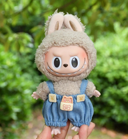 LABUBU Clothes The Monsters Plush Doll Handmade Clothes Set No Toys for 17CM/6.7IN Labubu dolls