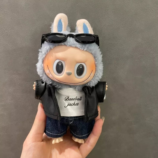 LABUBU Clothes The Monsters Plush Doll Handmade Clothes Set No Toys for 17CM/6.7IN Dolls