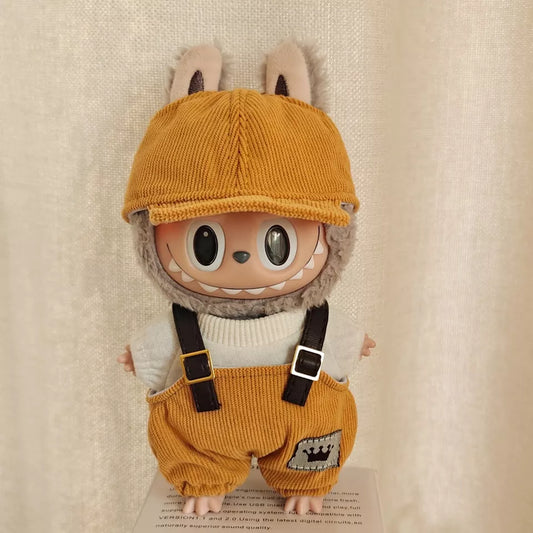 LABUBU Clothes The Monsters Plush Doll Handmade Clothes Set No Toys for 17CM/6.7IN Dolls