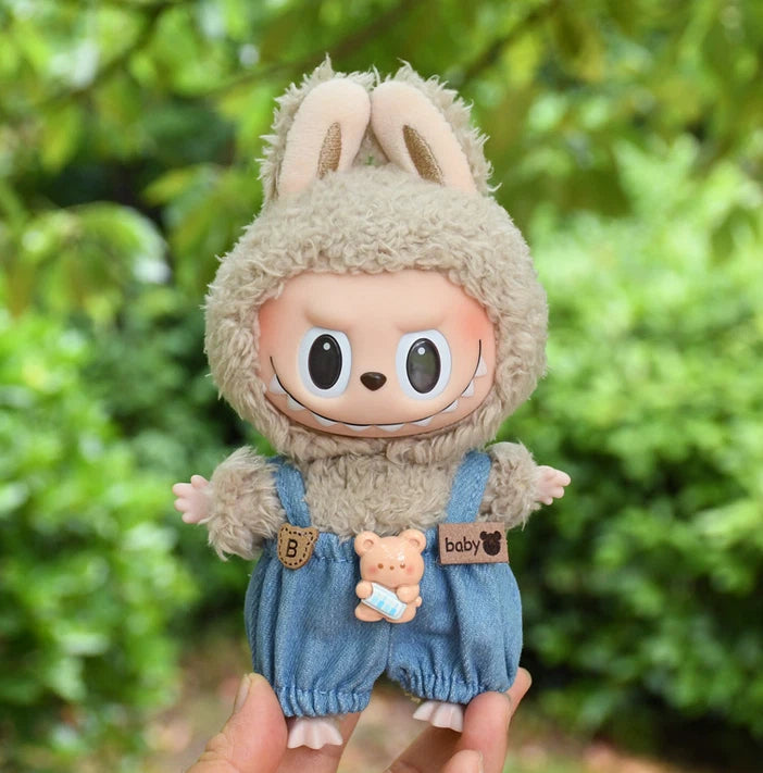 LABUBU Clothes The Monsters Plush Doll Handmade Clothes Set No Toys for 17CM/6.7IN Labubu dolls